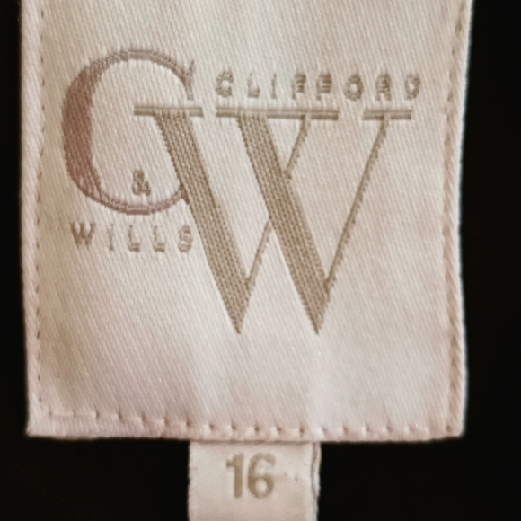 Vintage 100% Wool Blazer Jacket sz 16 Pinstripe Pockets Asphalt Gray - Picture 9 of 17